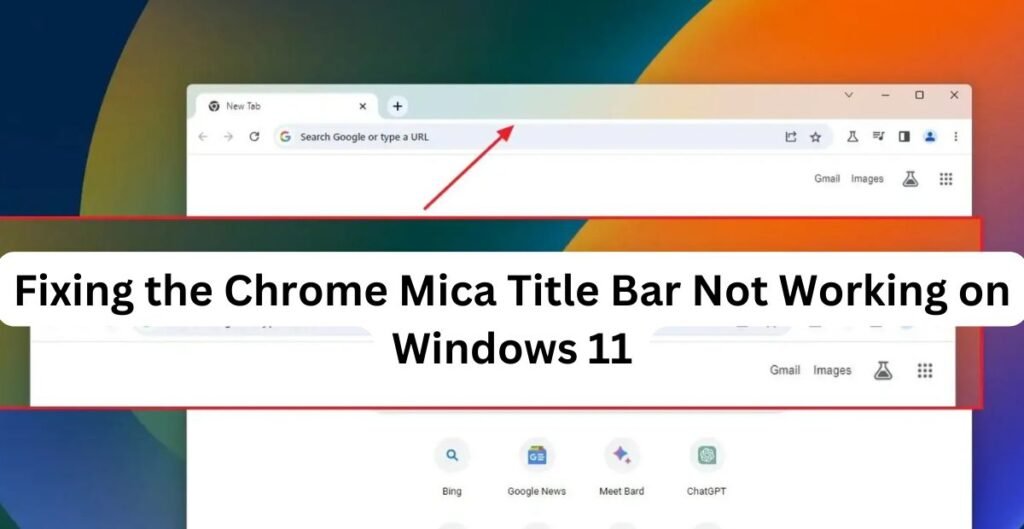 Fix Chrome Mica Title Bar Issue