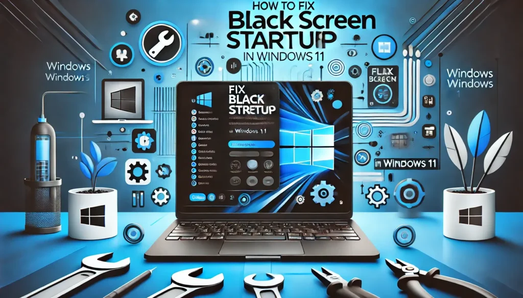 Fix black screen startup in windows 11