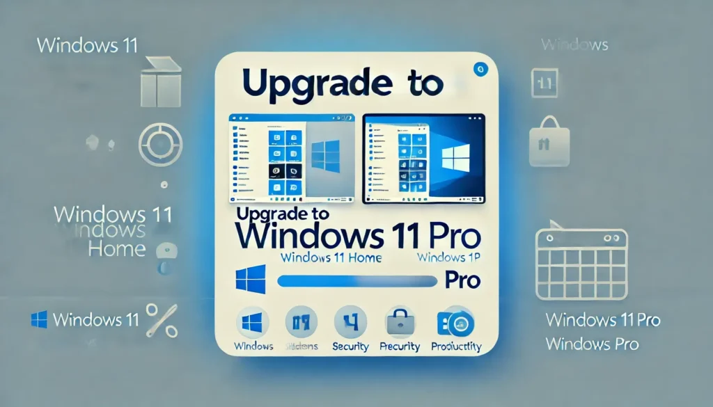 Upgrade process windows 11 home to pro